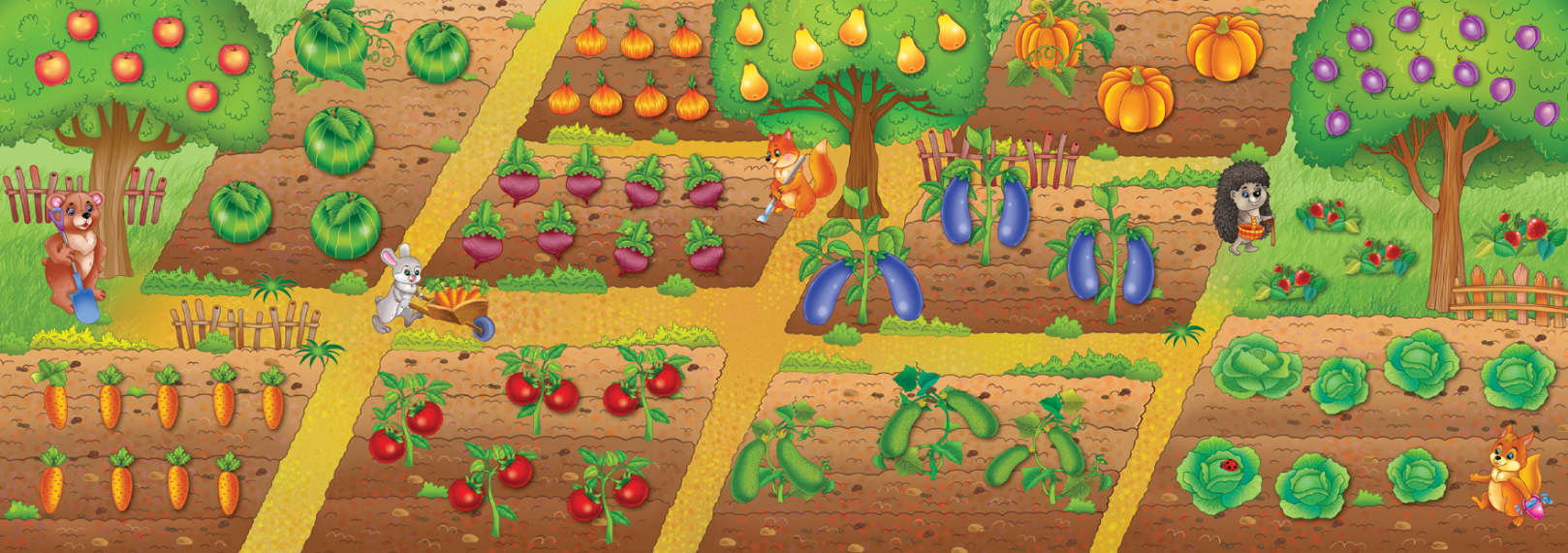 Игра овощи цель игры. Игра-панорамка овощи и фрукты. Грядка с овощами для детей. Игра огород для детей. Картина огород с овощами для детей.