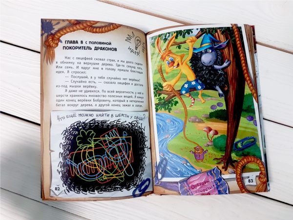 Оковитая Катя , Матюшкина Катя. Книга Кролика про Кролика с рисунками и стихами Кролика. Фея-колтунья и волшебный портал — изображение 3