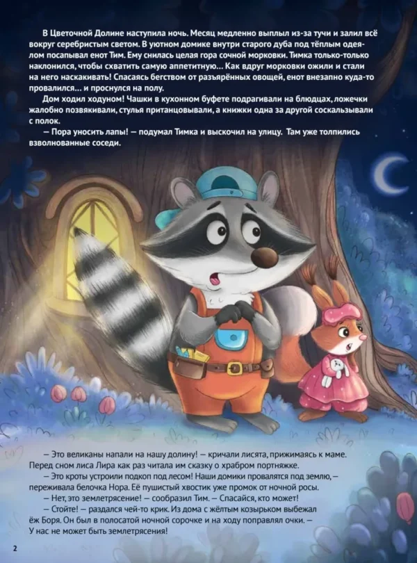 Дороченкова М. С., Сушинцева Н. А. Любопытный енотик Тим! Почему Земля круглая, внутри горячая, а снаружи неровная? Книжка подготовишки — изображение 2