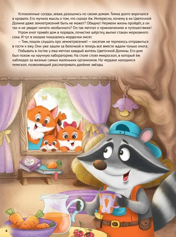 Дороченкова М. С., Сушинцева Н. А. Любопытный енотик Тим! Почему Земля круглая, внутри горячая, а снаружи неровная? Книжка подготовишки — изображение 4