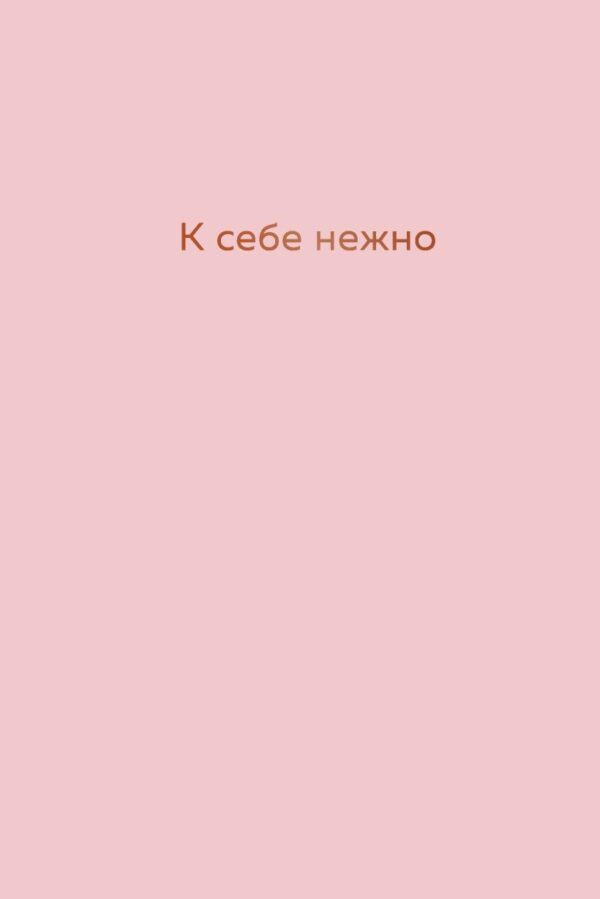 Примаченко О.В. К себе нежно. Ежедневник — изображение 3