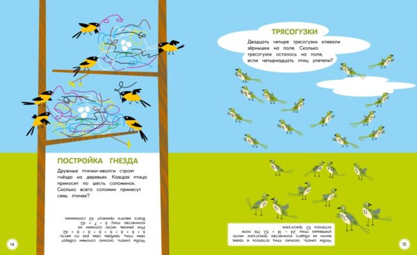 Туканы, синицы и другие птицы. Весёлые задачки. — изображение 5