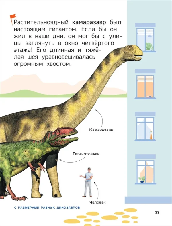 Динозавры. Энциклопедия для первого чтения с крупными буквами. — изображение 7